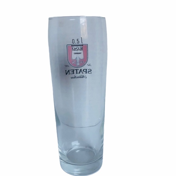 Spaten Munchen Heavy Dimpled Beer Mug & Tall Glass - Picture 3 of 7